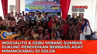 Download lagu Indo Jalito Cares and Gebu Minang West Sumatra Visits Panyakalan Smart House mp3