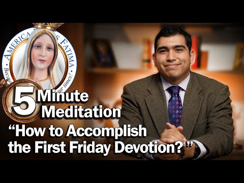 How to Accomplish the First Friday Devotion? #SacredHeart #Catholic #Fatima