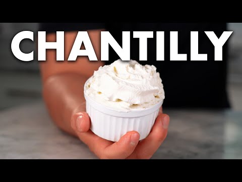 How to Make Homemade Chantilly Cream in 2 Minutes!
