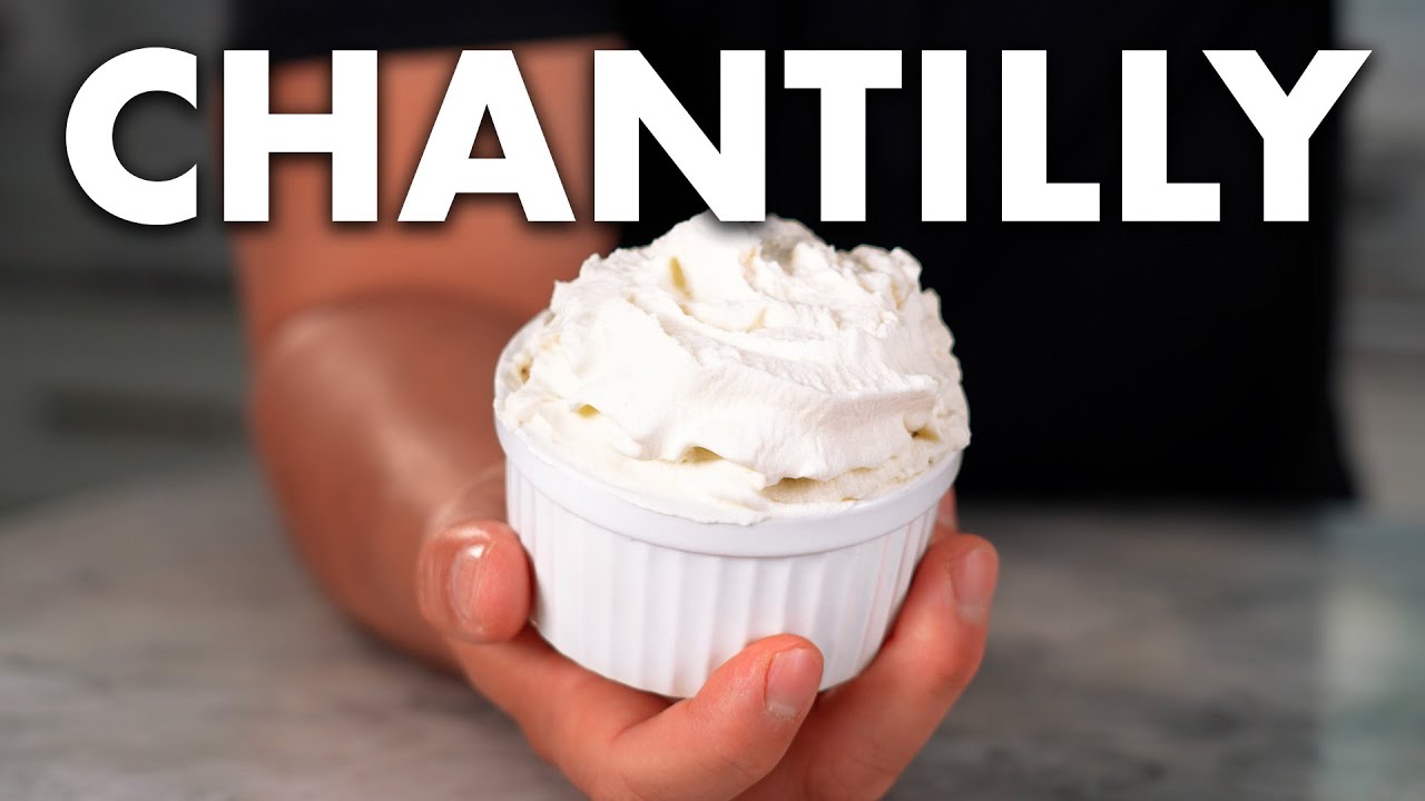 Comment Faire une Chantilly Maison en 2 Minutes !