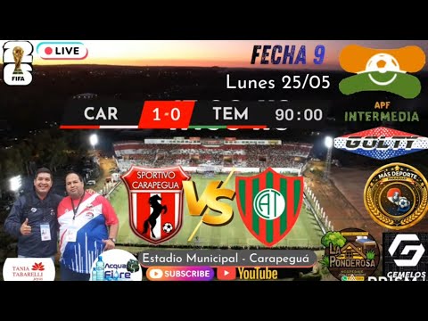 SP CARAPEGUA VS AT TEMBETARY  - FECHA 9 - INTERMEDIA 2026