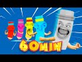 Funny Drawing Pencils Yellow Blue Pink Red Gray Mega Compilation D Billions Kids Songs