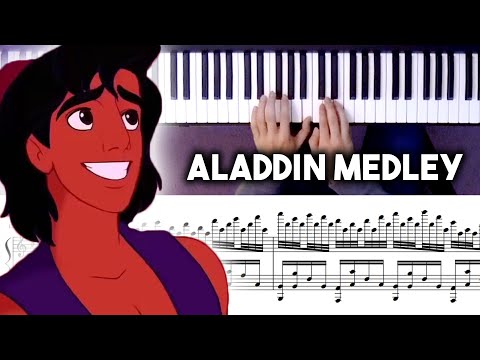 Aladdin Advanced Piano Medley With Sheet Music