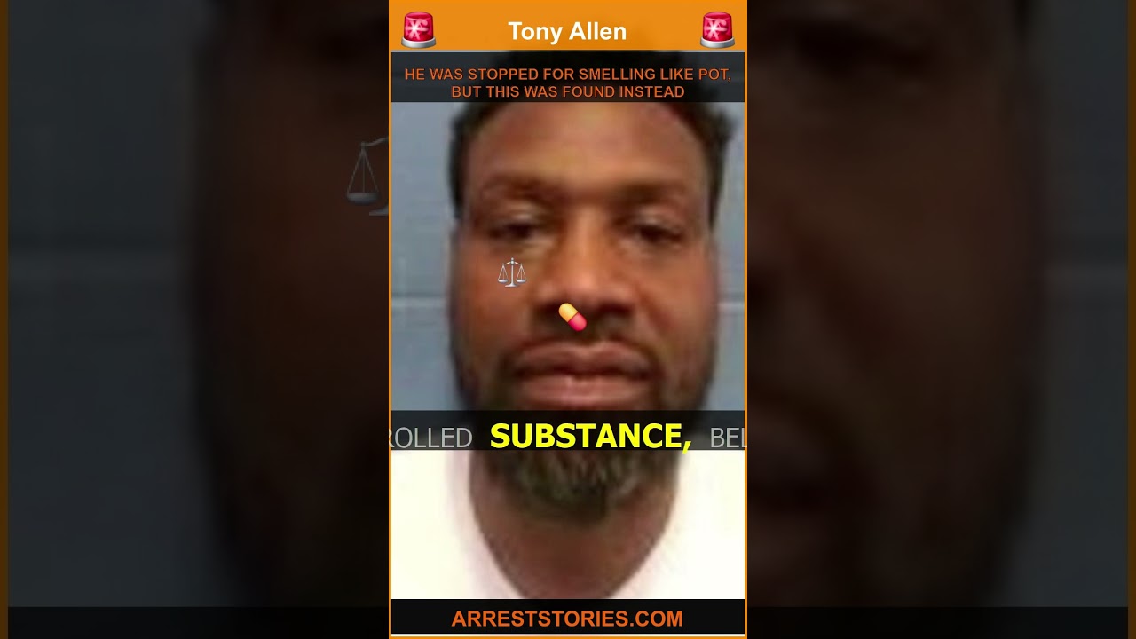 HE WAS STOPPED FOR SMELLING LIKE POT, BUT THIS WAS FOUND INSTEAD