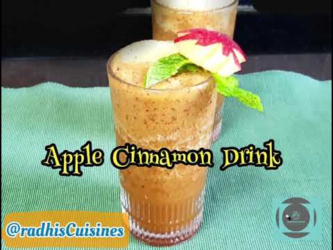 Apple Cinnamon Drink | Apple Juice | Apple Mint Juice | Fruit Cocktail | Healthy Drinks