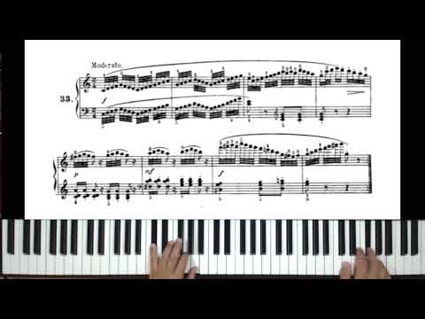 Czernyana - fascicolo II - n. 33 - Moderato - piano tutorial by Antonio De Angelis