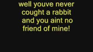 elvis presley hound dog-lyrics