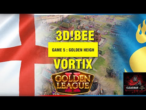 3D!BEE vs Vortix | Game 5 |$70.000 Golden League AOE 4