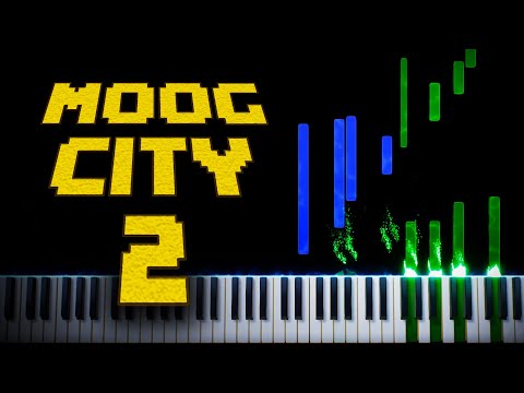 C418 - Moog City 2 (from Minecraft Volume Beta) - Piano Tutorial