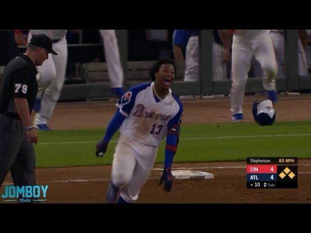 Ronald Acuña Jr  hits his first walk off for the Braves, a breakdown