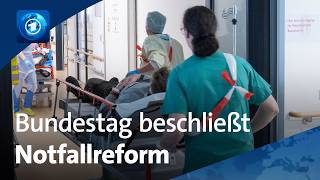 Bundestag hat die Reform der Notfallmedizin beschlossen