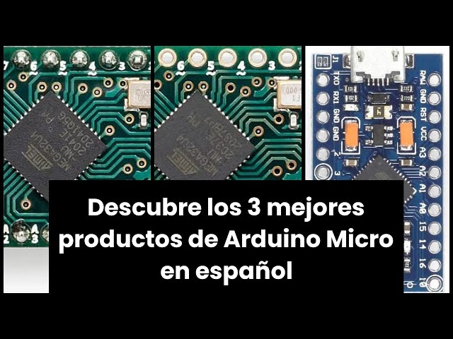 Vídeo relacionado con Arduino Micro with Headers [A000053] - Placa compacta con microcontrolador ATmega32U4, compatible con Arduino IDE, ideal para proyectos electrónicos, robots, dispositivos embebidos y aplicaciones DIY.