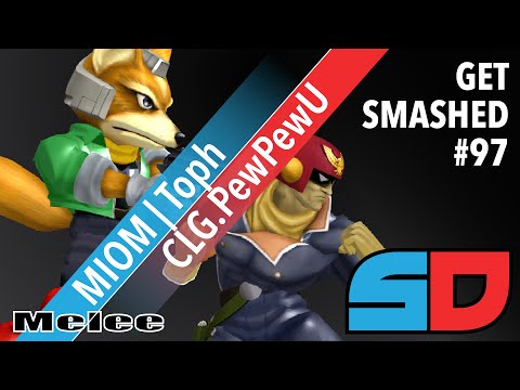 Get Smashed at the Foundry #97 - Winners Semis - MIOM | Toph (Fox) vs CLG.PewPewU (C. Falcon)