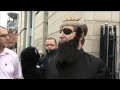 Loyalist Willie Frazer appears at court as Abu.