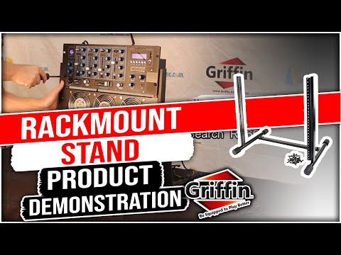 Studio Rack Mount Stand - GRIFFIN Recording Mixer Equipment Gear Case Network DJ image 16