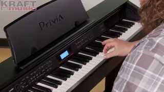 Video thumbnail for Kraft Music - Casio Privia PX-780 Digital Piano Demo with Adam Berzowski by Kraft Music
