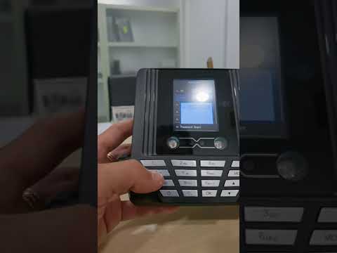 How to register face and fingerprint on machine NIGEN model NF-18S