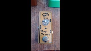 Video thumbnail for tone city tiny spring reverb review by MADMALKO