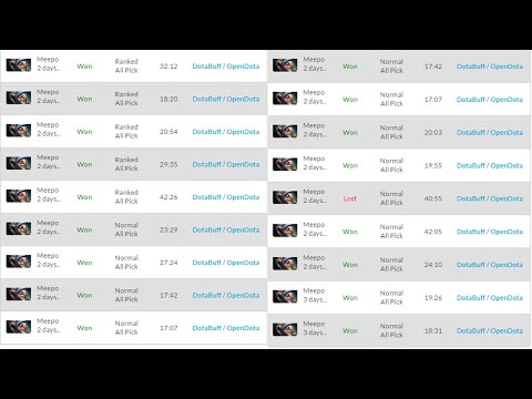 Arteezy Spam Meepo  To Climb Rank Dota2