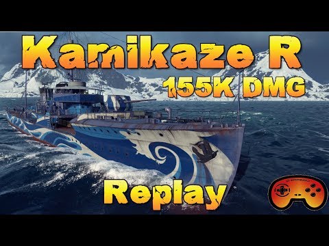 Kamikaze R Epic Replay - Best of Kradojaner #16 - World of Warships - Gameplay - Deutsch