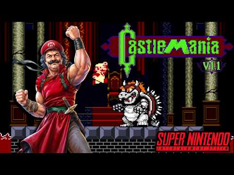 Castlemania v1.1 (update) Hack of Super Mario World [SNES]