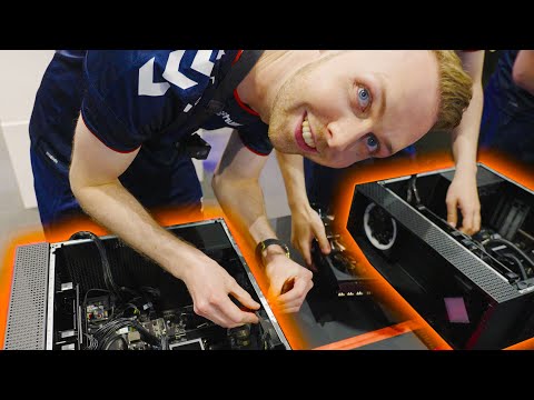 How fast can CS:GO Pros, Build a PC?