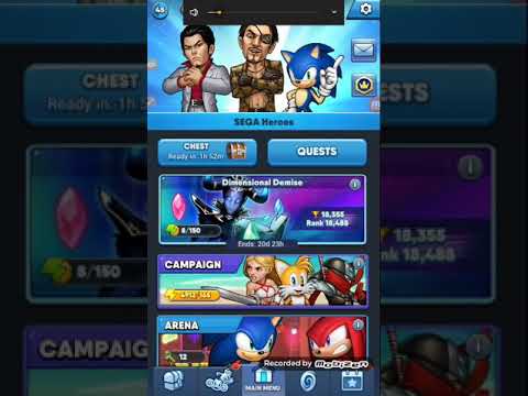 Sega Heroes Again with Tails event