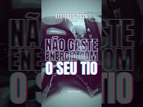 Não gastar energia com o tio | AntiCast 526 #Shorts
