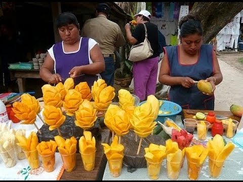 Fast Workers Crazy Superhuman - Amazing mango cutting skills