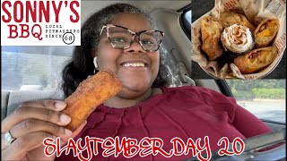 SLAYTEMBER DAY 20: SONNY’S PEACH COBBLER EGG ROLL REVIEW #THEREVIEWQUEEN