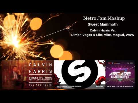 Calvin Harris - Sweet Nothing Vs Dimitri Vegas & Like Mike, Moguai, W&W - Mammoth (Metro Jam Mashup)