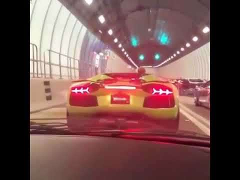 Thumbnail for full of Lamborghini accelerating in a tunnel by Lamborghini