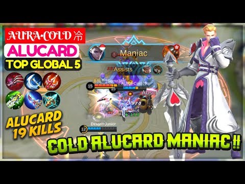 Cold Alucard MANIAC !! [Top 5 Global Alucard] AURA•Cold 冷 Alucard Mobile Legends Video