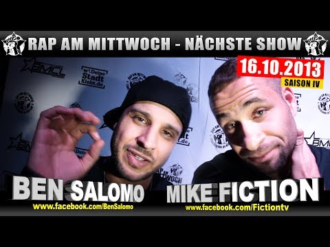 RAP AM MITTWOCH + BMCL: NÄCHSTE SHOW AM 16.10.2013 - ANSAGE (VIDEOFLYER)
