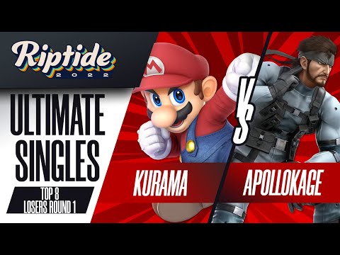 Kurama vs ApolloKage - Ultimate Singles Top 8 Losers R1 - Riptide 2022 | Mario vs Snake