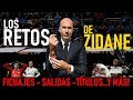 LOS 4 RETOS DE ZINEDINE ZIDANE EN SU REGRESO AL REAL MADRID ¿PODRÁ CON ELLOS?