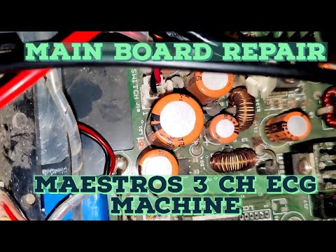 MAESTROS 3- Channel ECG Machine Main Board Repair | Mr Biomedical
