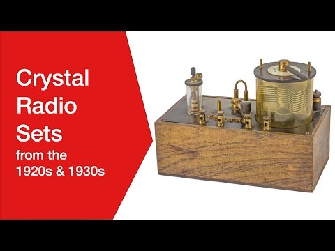 Crystal Radio Sets from 1920s & 1930s