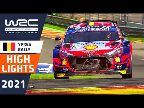 WRC HIGHLIGHTS Sunday Morning : Renties Ypres Rally Belgium 2021: WRC Rally Highlights and Results