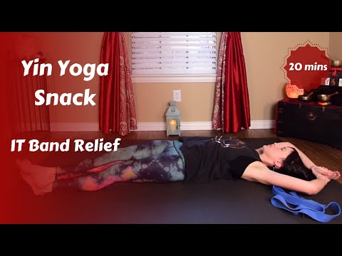 Yin Yoga Snack for IT Band Relief & Outer Hip Release {20 mins}