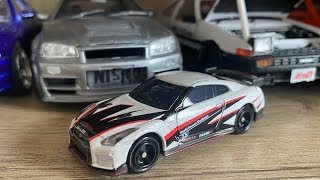 トミカ日産GTRドリフト最速仕様紹介　Tomica Nissan GT-R drift record edition review #トミカ #hotwheels #日産 #gtr #gtr35