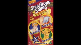 Opening to Disneys Sing-Along Songs: The Early Yea