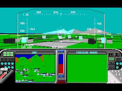 [PC DOS] F-19 Stealth Fighter: Complete mission over Germany/Czechoslovakia