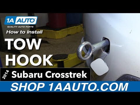 How to Install Tow Hook 14-17 Subaru Crosstrek
