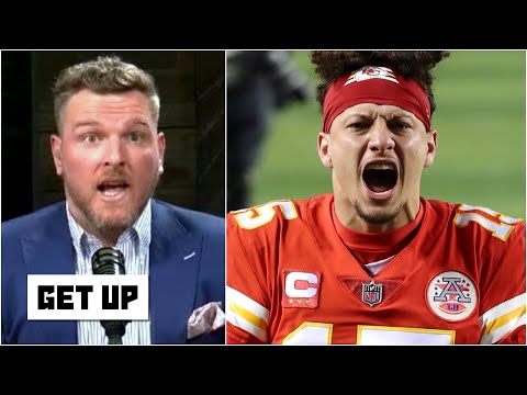 Pat McAfee:帕特里克-馬霍姆斯在週日的表現就像老虎-伍茲一樣｜起來吧 (Pat McAfee: Patrick Mahomes plays like Tiger Woods on Sundays | Get Up)