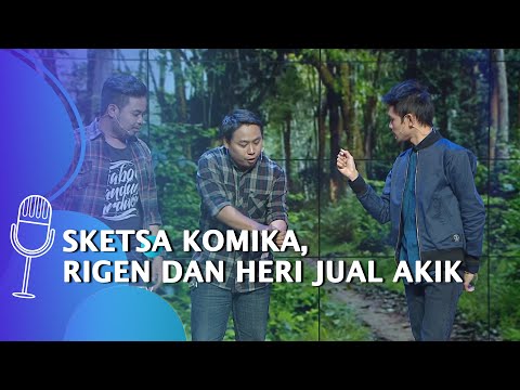 SKETSA KOMIKA: Rigen dan Heri Horeh Saingan Jual Batu Akik, Kerjaan Rigen Marah-marah Mulu - SUCI 5