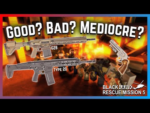 How Good are the NEW Guns? | Blackhawk Rescue Mission 5 ROBLOX