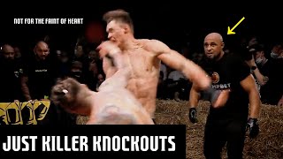 JUST KILLER KNOCKOUTS - BARE KNUCKLE HIGHLIGHTS - A lot of Testosterone 💪 TOP DOG 2024