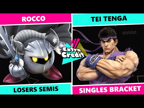 Extra Credit #30: Losers Semis - Rocco (Meta Knight) Vs Tei Tenga (Ryu) SSBU Singles