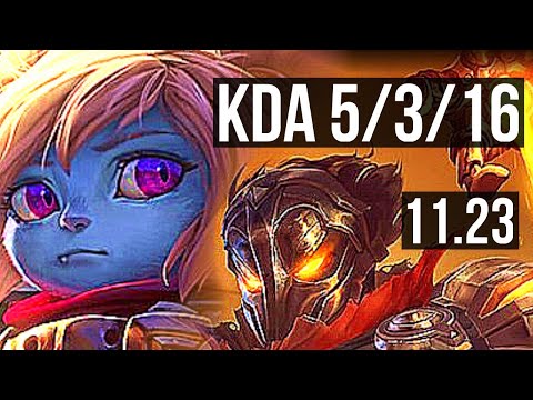 POPPY vs VIKTOR (TOP) | 2.3M mastery, 1400+ games, 5/3/16 | KR Master | 11.23